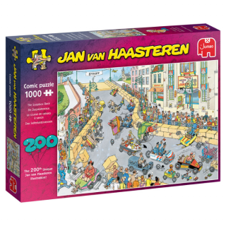 Rode doos legpuzzel Jan van Haasteren De Zeepkistenrace 1000 stukjes