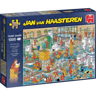 Blauwe doos legpuzzel Jan van Haasteren de ambachtelijke brouwerij 1000 stukjes