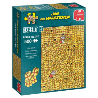 Blauwgroene doos legpuzzel Jan van Haasteren Expert 4 Overal Cadeautjes