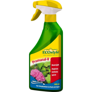 Groene fles geel spuitstuk ECOstyle Promanal R 500 ml tegen dop en wolluis