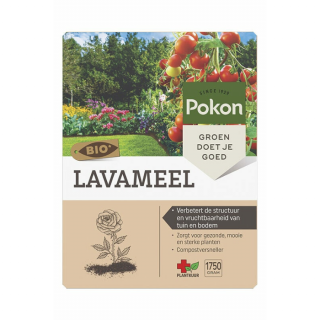Voorkant doos Pokon Bio Lavameel 1750 gram