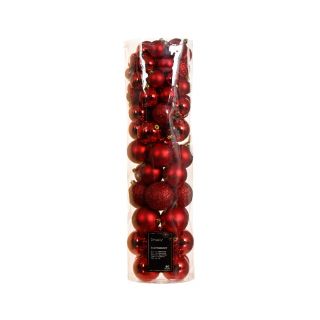 Kunststof Kerstballen 100 stuks Kerst Rood
