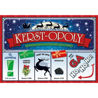 Rode doos Bordspel Kerst Opoly