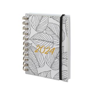 Agenda 2024 - Black & White Pet Cover Voorkant Tuinland