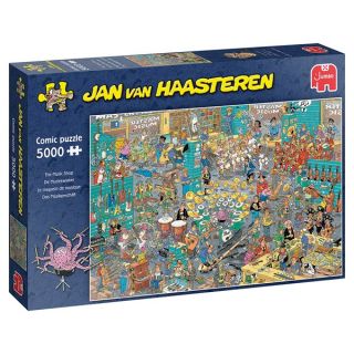 Puzzel Jan van Haasteren de Muziekwinkel 5000 stukjes Tuinland
