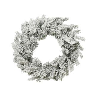 Krans - Grandis Wreath Rond Sneeuw