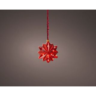 Micro LED Ster - Kerstrood - D 19 cm
