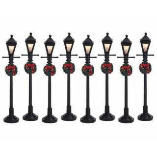 Lemax Gas Lantern Streetlamp - set van 8 stuks Tuinland
