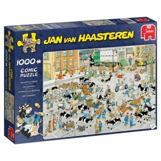 Puzzel Jan van Haasteren De Veemarkt 1000 stukjes Tuinland