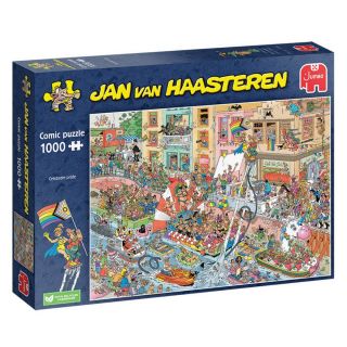 Puzzel Jan van Haasteren celebrate Pride 1000 stukjes Tuinland