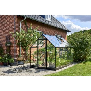 Halls Greenhouses Tuinkas Qube 106 - Zwart Gecoat