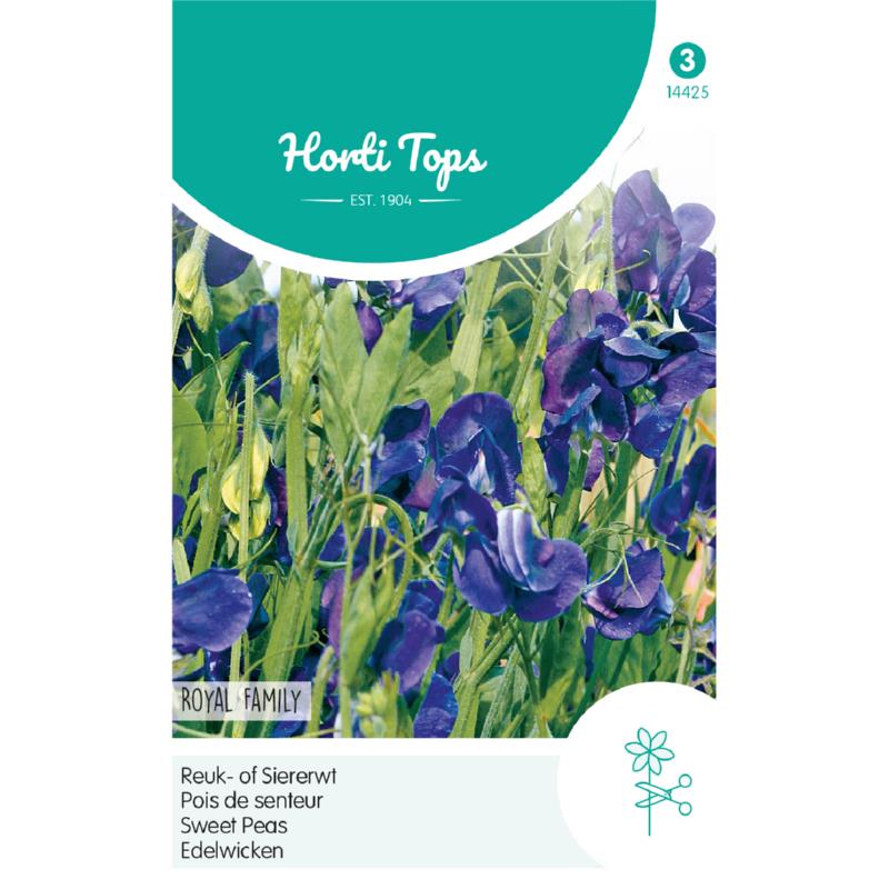 Lathyrus odoratus Reuk- of Siererwt - Royal Family Blauw Zaden Horti Tops