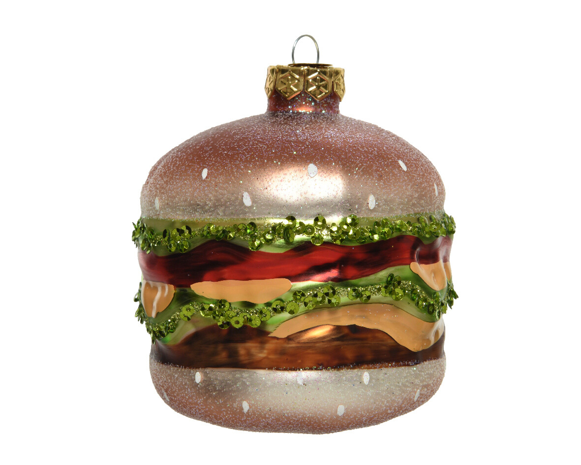 Kerstornament Hamburger