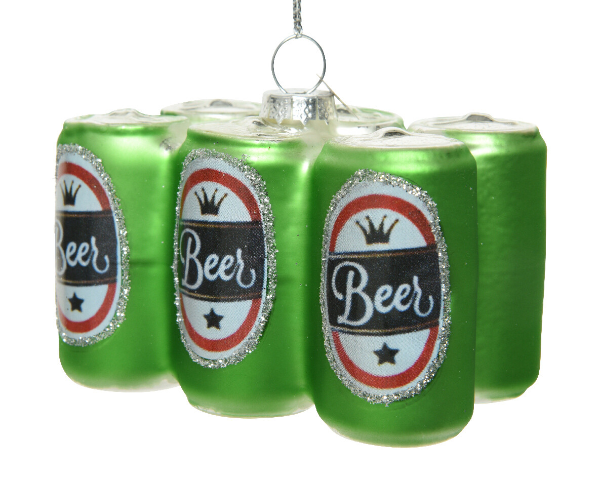 Kerstornament Sixpack Bier