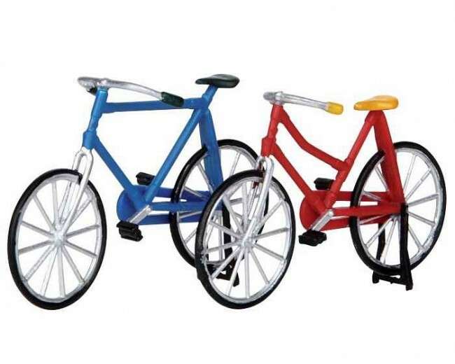Lemax Bicycle - set van 2 stuks