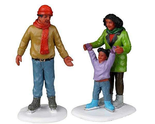 Lemax Family Ice Follies - set van 2 stuks