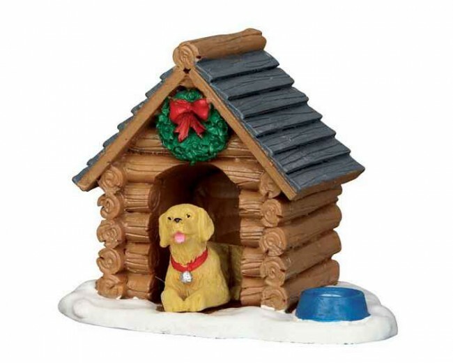 Lemax Log Cabin Dog House