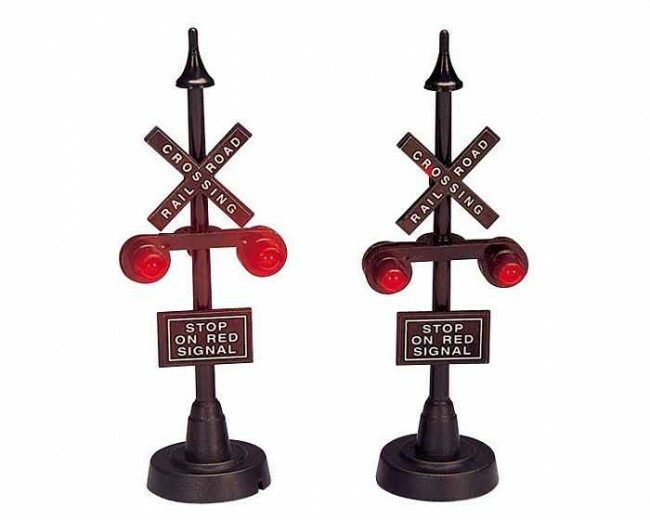 Lemax Railway Stop Light - set van 2 stuks Tuinland