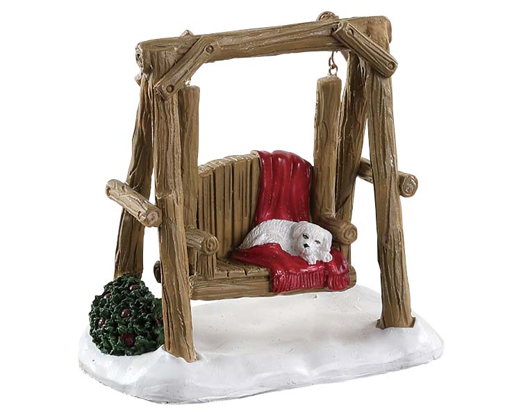 Lemax Rustic Log Swing