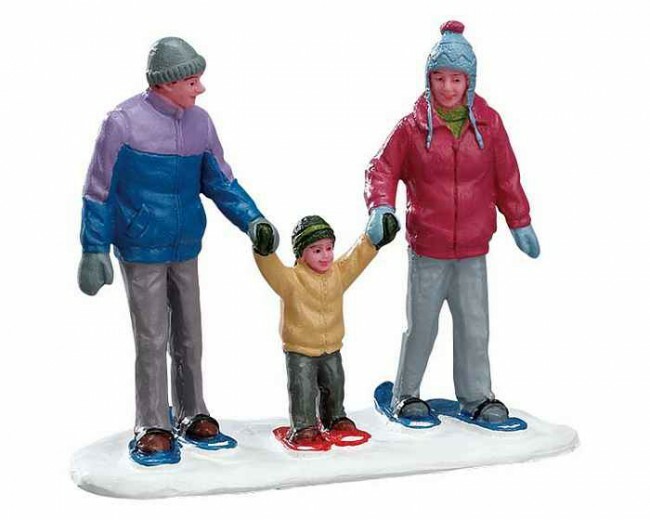 Lemax Snowshoe Family