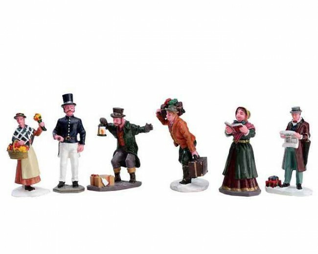 Lemax Townsfolk Figurines - set van 6 stuks - Tuinland