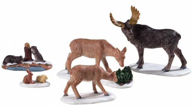 Lemax Wild Animals - set van 5 stuks