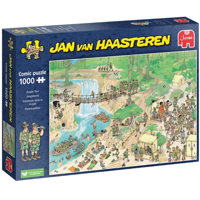 Puzzel Jan van Haasteren Legpuzzel  JVH JvH Jungletocht 1000 stukjes