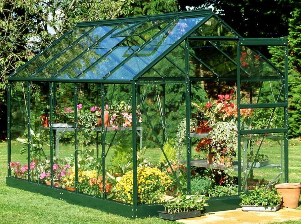 Halls Greenhouses Tuinkas Popular 106 - Groen Gecoat