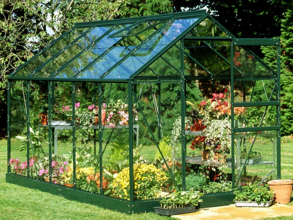 Halls Greenhouses Tuinkas Popular 106 - Groen Gecoat