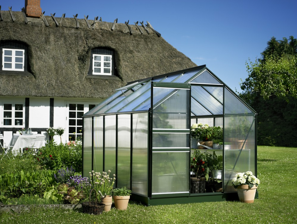 Halls Greenhouses Tuinkas Popular 106 - Groen Gecoat