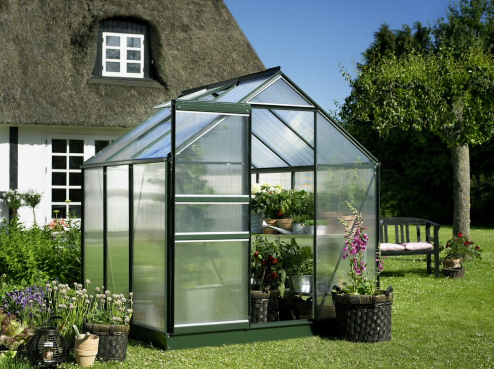 Halls Greenhouses Tuinkas Popular 66 - Groen Gecoat