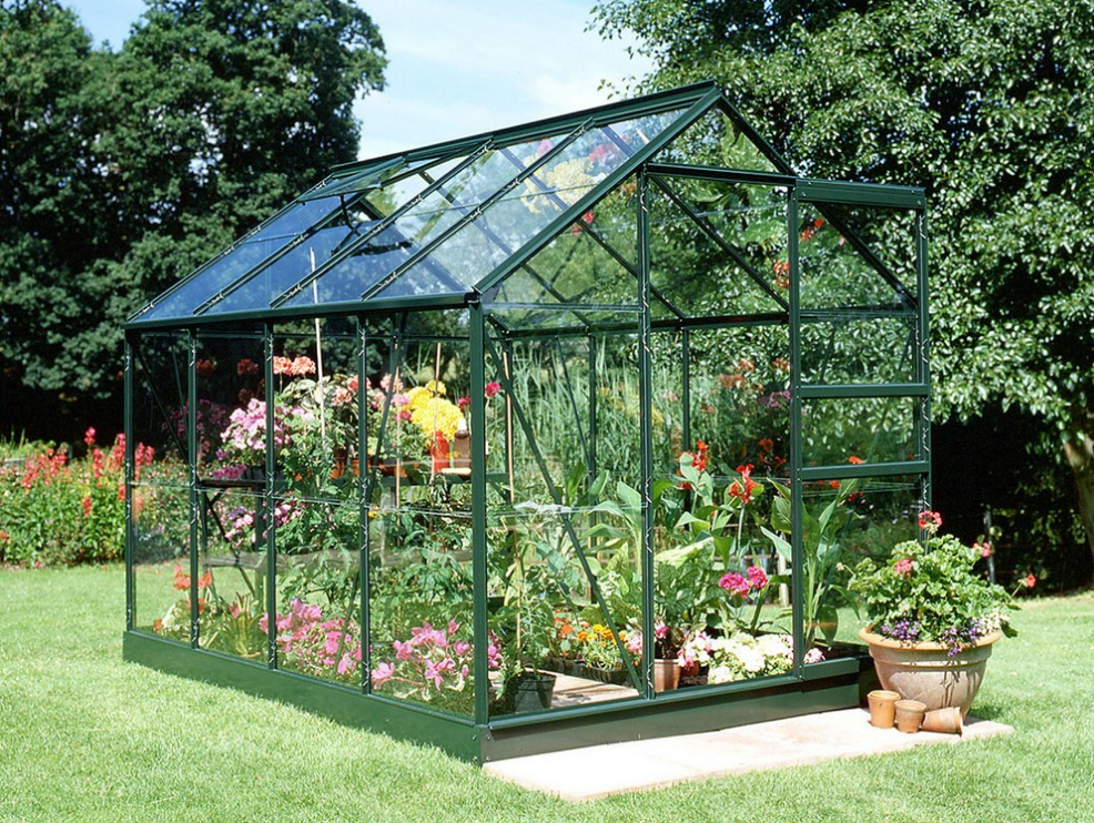 Halls Greenhouses Tuinkas Popular 86 - Groen Gecoat