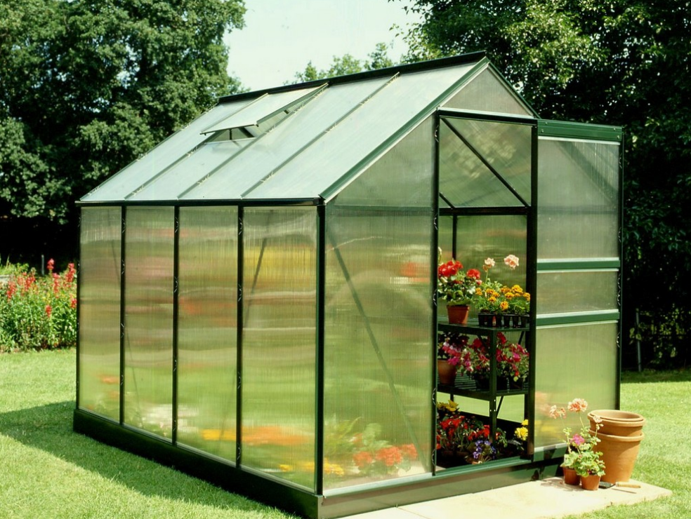 Halls Greenhouses Tuinkas Popular 86 - Groen Gecoat