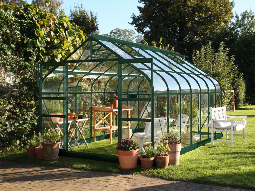 Halls Greenhouses Tuinkas Supreme 148 - Groen Gecoat