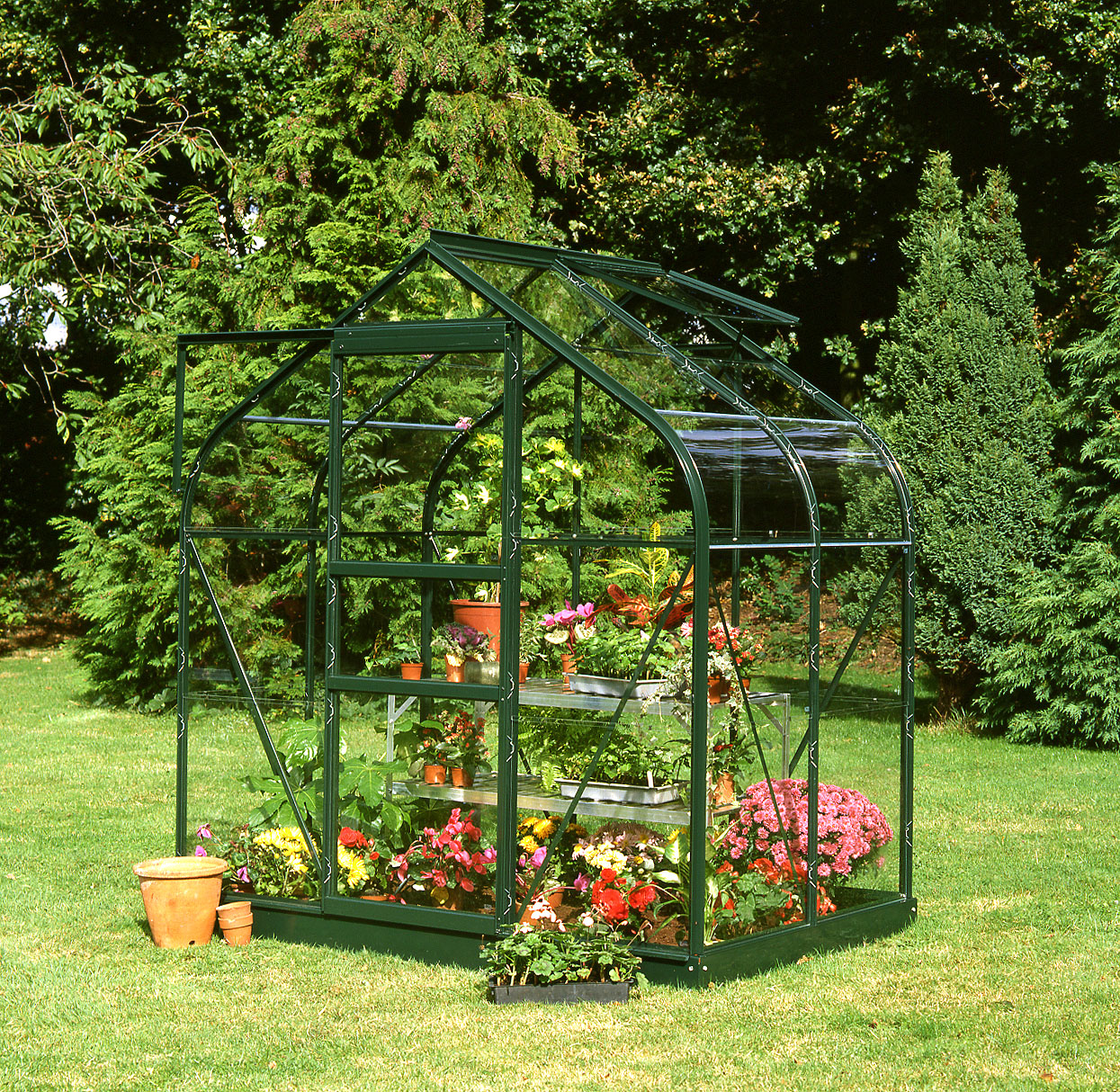 Halls Greenhouses Tuinkas Supreme 46 - Groen gecoat