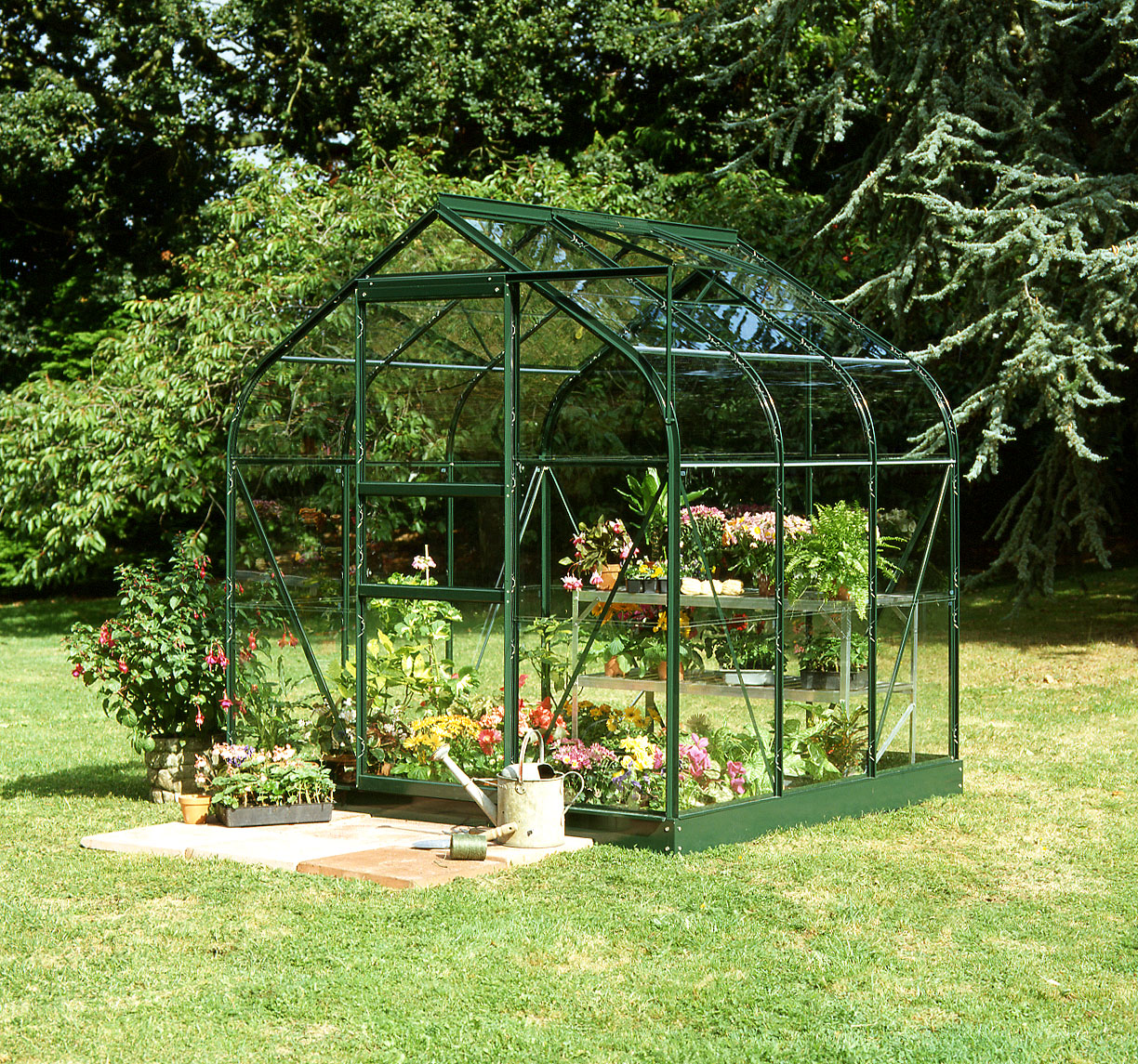 Halls Greenhouses Tuinkas Supreme 66 - Groen gecoat