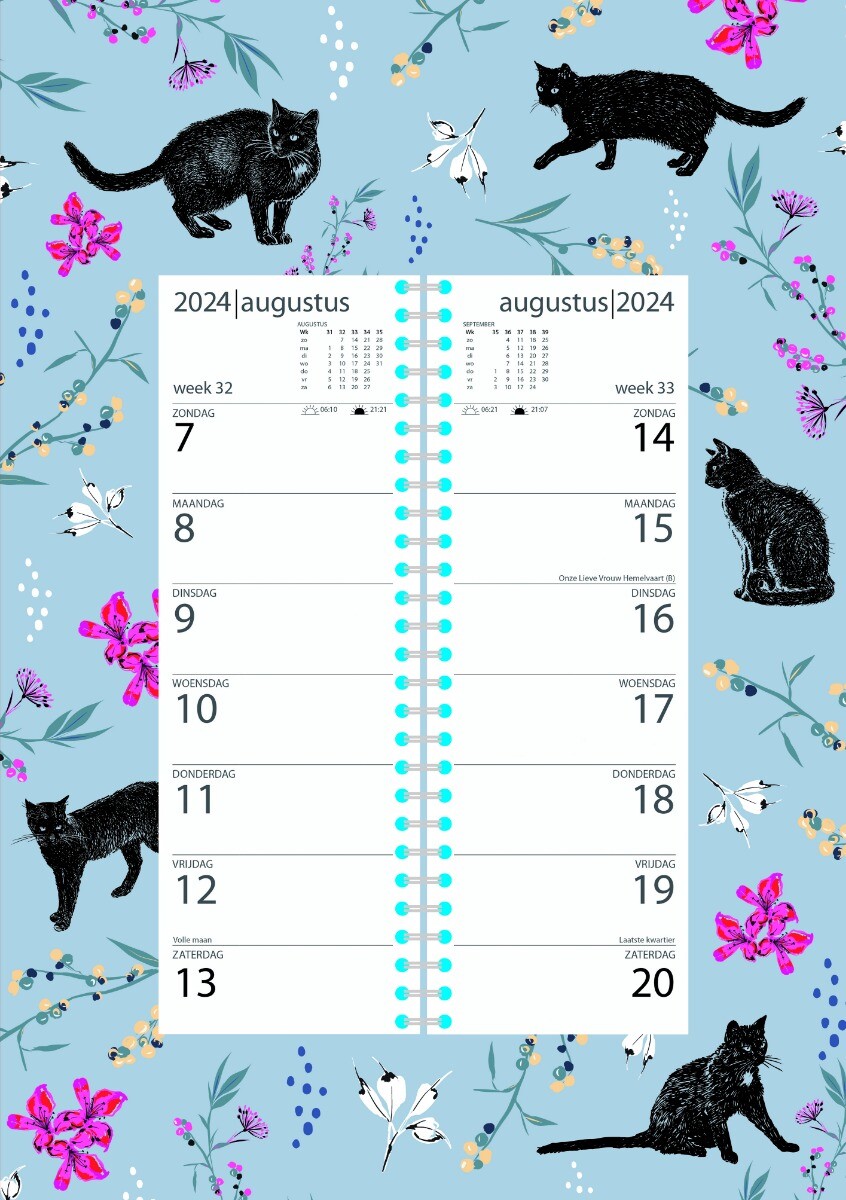 Weekkalender 2024 - Cats Tuinland