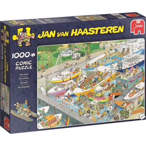 Puzzel Jan van Haasteren de Sluizen 1000 stukjes Tuinland