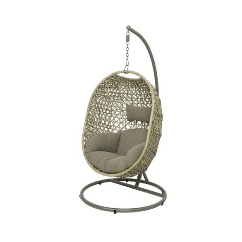 Hangstoel - Egg Chair Palermo - Wicker - Zand