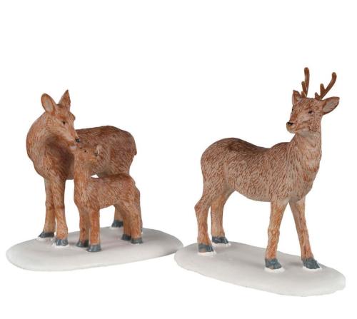 Lemax Deer Family - set van 2 stuks