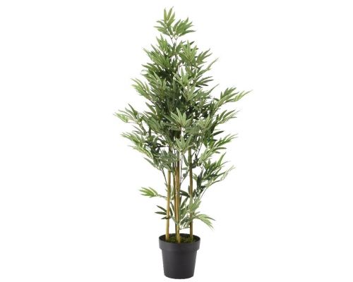 Decoris Kunst Bamboe plant in pot H 125 cm Tuinland