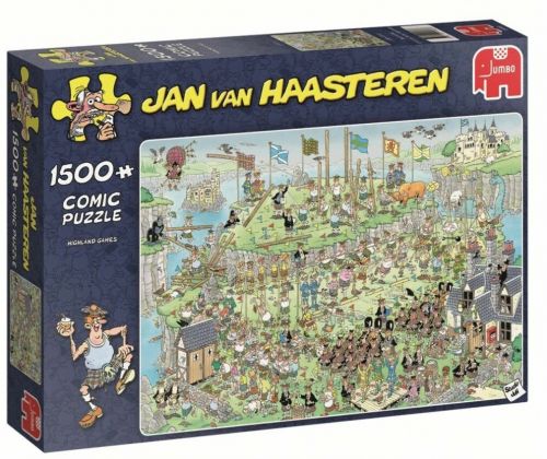 Puzzel Jan van Haasteren Highland Games 1500 stukjes Tuinland