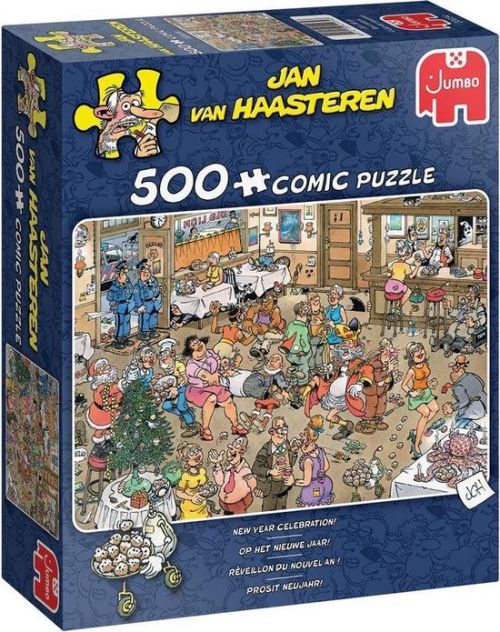 Puzzel Jan van Haasteren Op het Nieuwe Jaar 500 stukjes
