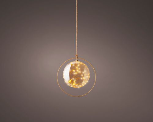 Micro LED Bal - Amber - D 26 cm
