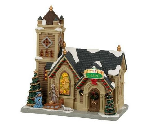 Lemax Mistletoe Chapel Kersthuisje Kerstdorp Kerst