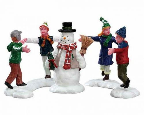 Lemax Ring Around The Snowman - set van 3 stuks