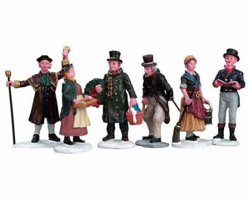 Lemax Village People Figurines - set van 6 stuks - Tuinland
