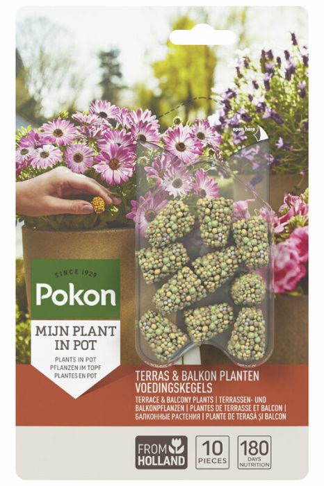 Pokon Terras & Balkon Planten Voedingskegels Plantenvoeding