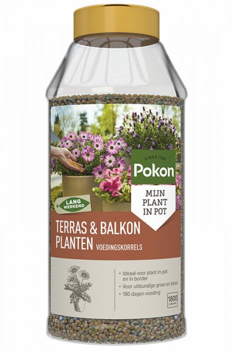 Pokon Terras & Balkonplanten Voedingskorrels 1800 gr