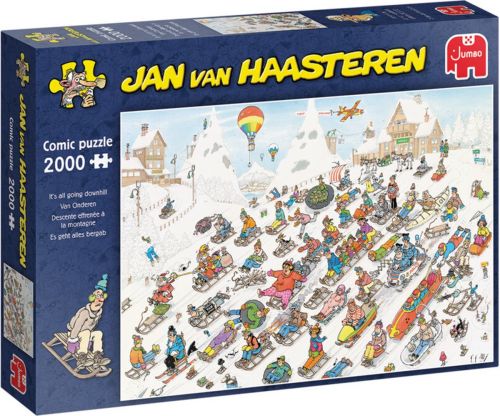 Puzzel Jan van Haasteren van Onderen 2000 stukjes Tuinland